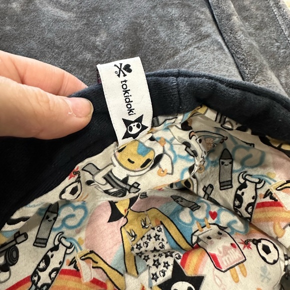 Tokidoki Kids Black Hoodie with Colorful Characters - Picture 5 of 10